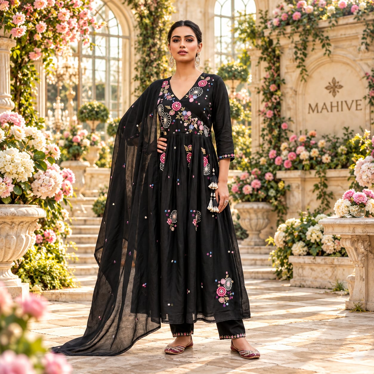 PIA ANARKALI BLACK 250926